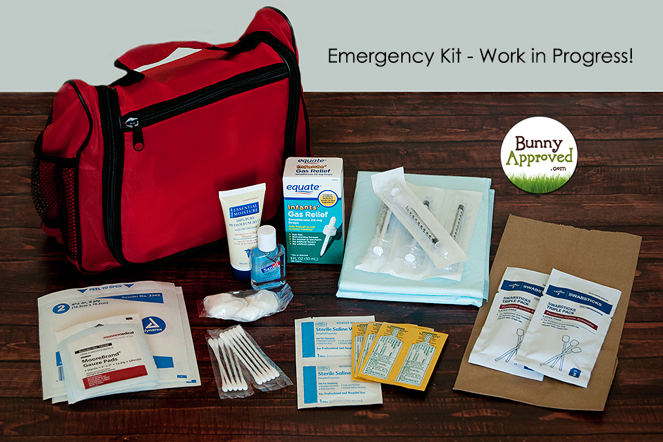 Rabbit Emergency First Aid Kit Supplies